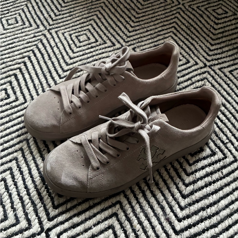 Tory Burch Suede Sneakers